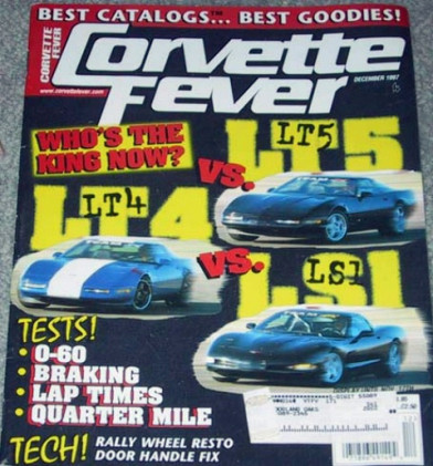 CORVETTE FEVER 1997 DEC - LS1 VS. LT4 vs. LT5, LS-6, DOOR HANDLES, '97 STATS